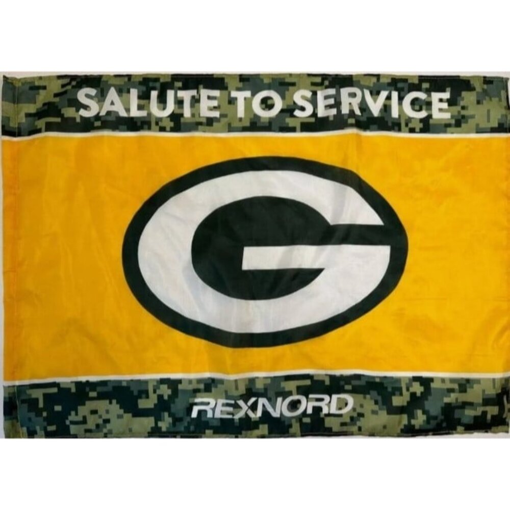 Rexnord GB Packers "Salute To Service" flag